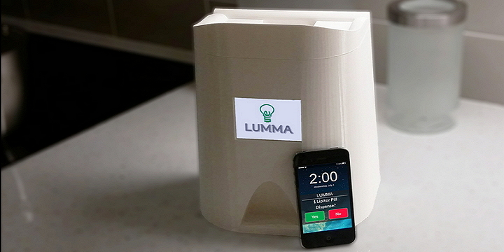 The Lumma is a 3D Printed, Automated Medication Dispenser