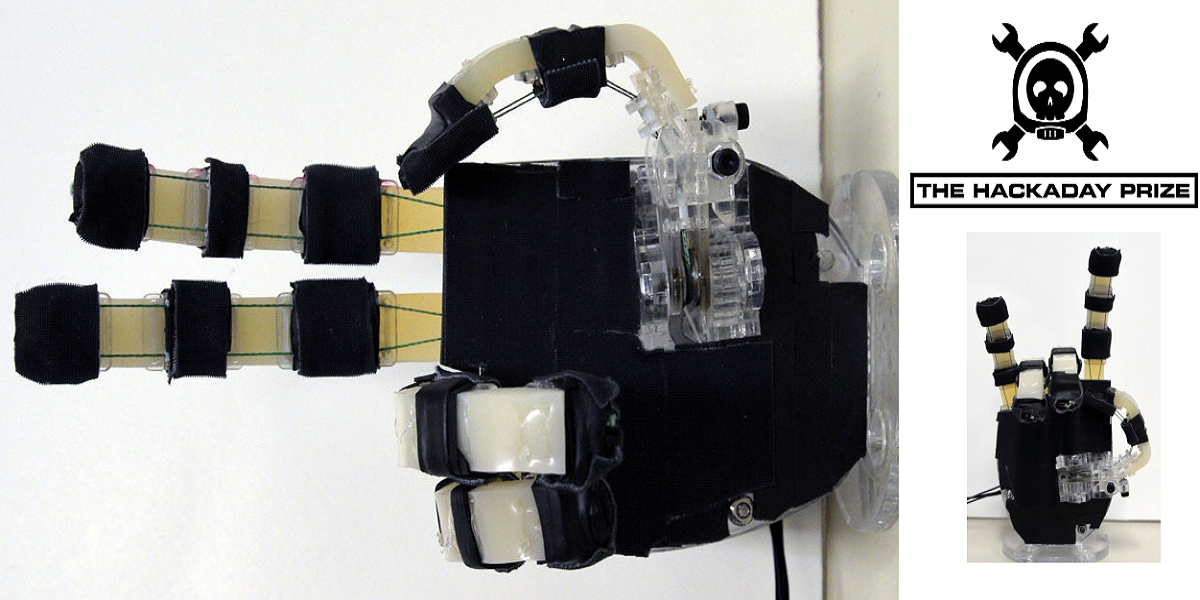 OpenBionics Affordable Bionic Hand is Selected as a Hackaday Prize Semifinalist