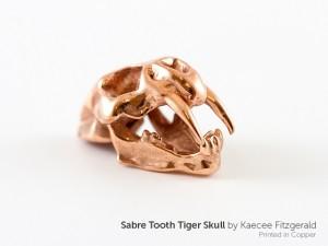 3dp_copper_sabretooth_tiger_skull