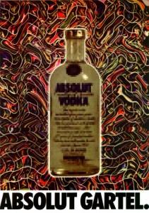 Gartel's Absolute Vodka ad.
