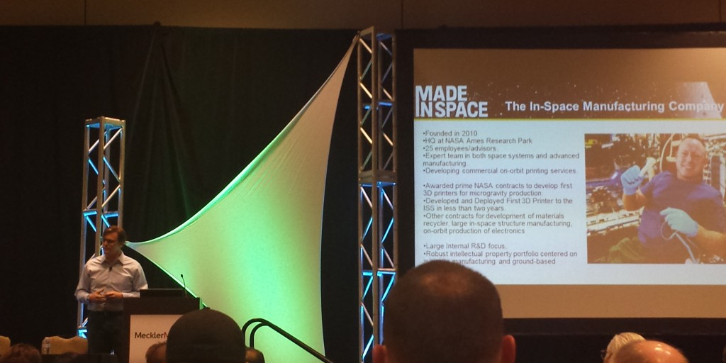 Today at Inside 3D Printing: Made In Space Keynote Examines AM Among ...