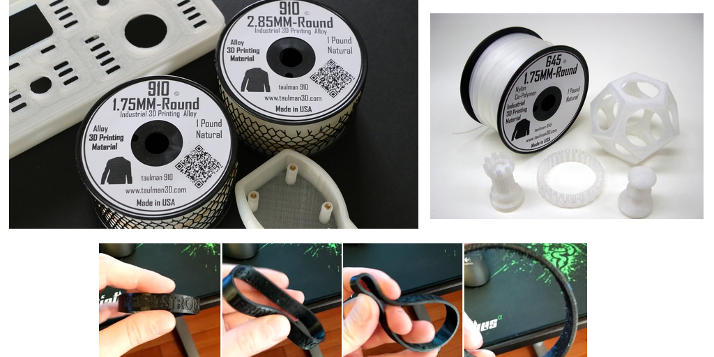 Joint Partnership Between NinjaTek and taulman3D to Expand Materials Offerings for Industrial 3D Printing Customers