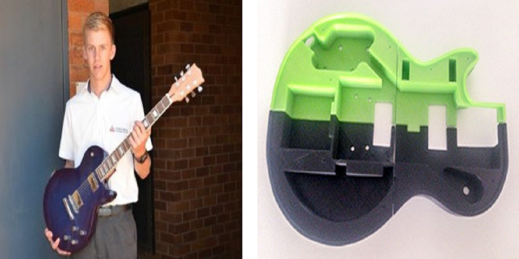 Rock Star of a Student 3D Prints His Own Electric Guitar
