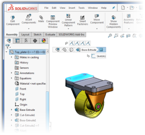 The new Solidworks 2016 UI.
