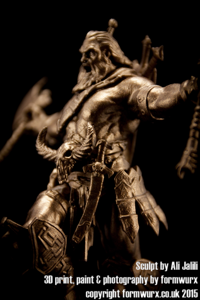 The Barbarian, in bronze