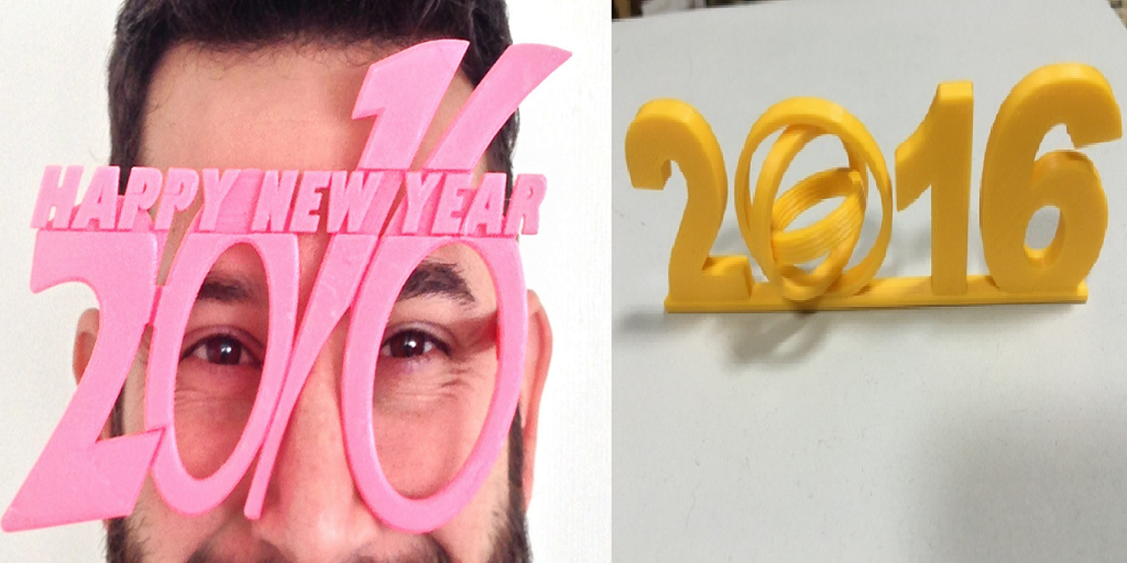 Ready To Party Like It’s 2016? 3D Printable New Year’s Decor Will Get You in the Spirit