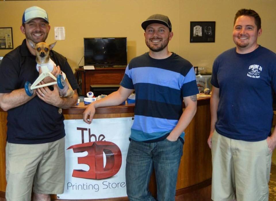 Turbo with the staff of the 3D Printing Store