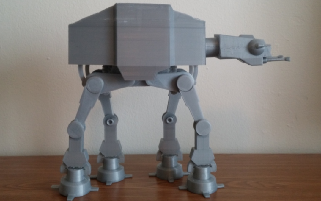 This 3D Printed Walking ATAT is the Star Wars Toy of your