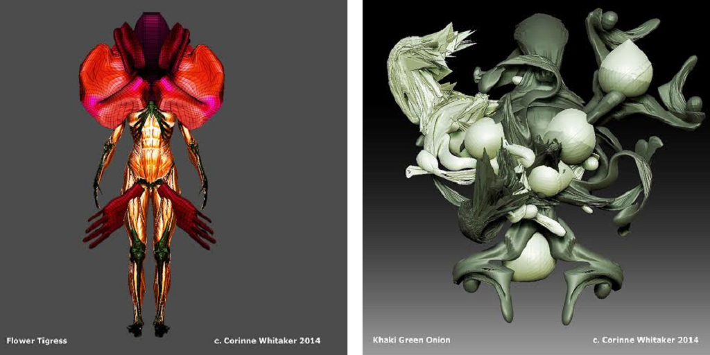 "To Know the Rose": Digital 3D Artist Corinne Whitaker's Seriously Playful Post-Human Creations