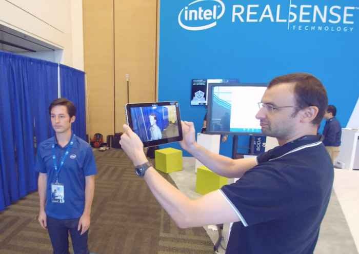 itSeez3D for RealSense scanning at IDF15