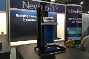 The NewPro3D SLA 3D printer.