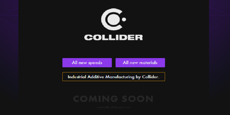 Asimov Ventures Announces Investment in Collider: 3D Printing Startup Promises to Deliver High Speed & New Materials