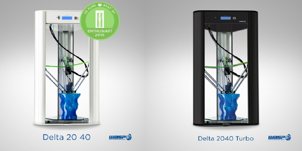DeltaWASP 20 40 and 20 40 Turbo Are Latest Additions to Hawk 3D Proto’s Stock