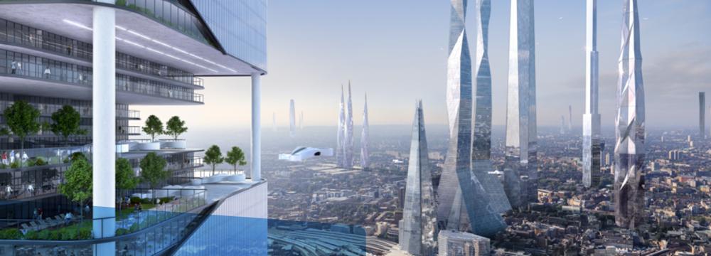 Massive cities of the future.