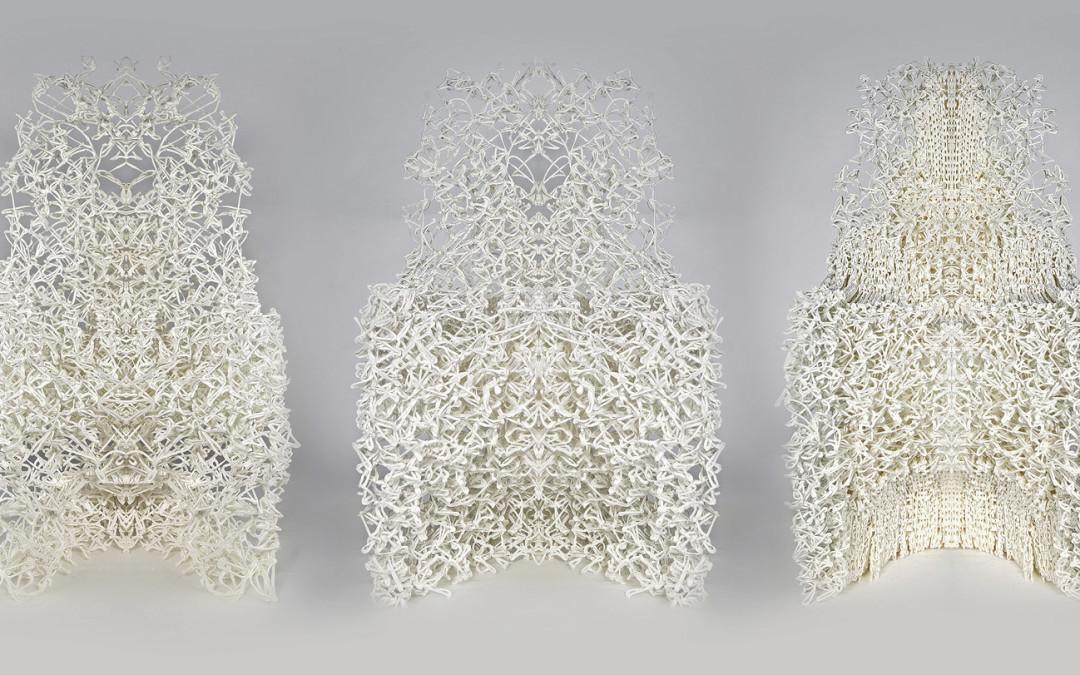 CurVoxels Develops Robot to 3D Print Intricate Filigree Chairs