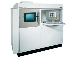 The EOSINT M 270 direct metal laser sintering 3D printer. 