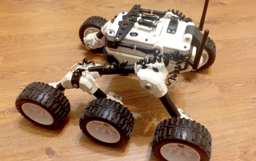 The 3D printable Martian Rover.