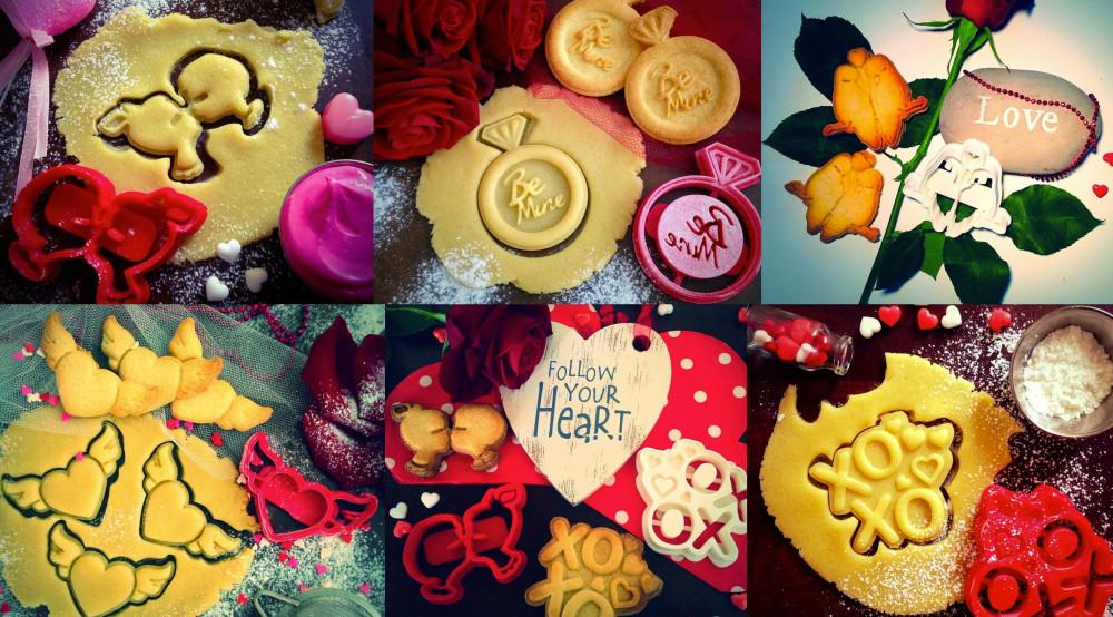 made from Food safe PLA Double Heart Cookie Cutter 2 High quality cutter Heart Clay Polymer cutter Heart Polymer cutter