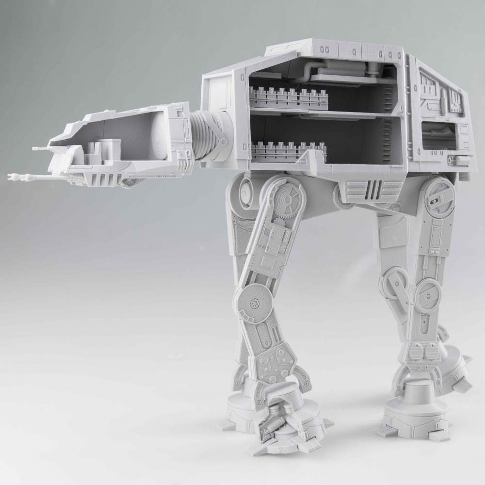 Pair Star Wars POTF2 AT-AT Walker Side Cheek Gun Shields 3D Printed 