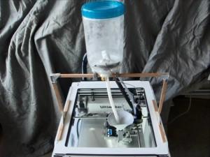 The ColorPod device attached to an Ultimaker 3D printer.