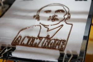 Chocolate 3D print of Barack Obama that started with a mere .jpg file pulled from Google Images