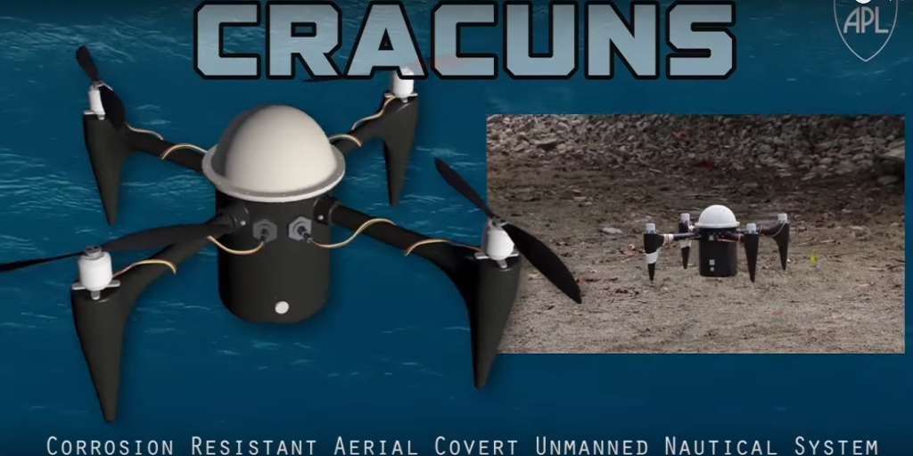 Release the CRACUNS! 3D Printed Drone Can Lurk Underwater for Months Before Launching Into the Air