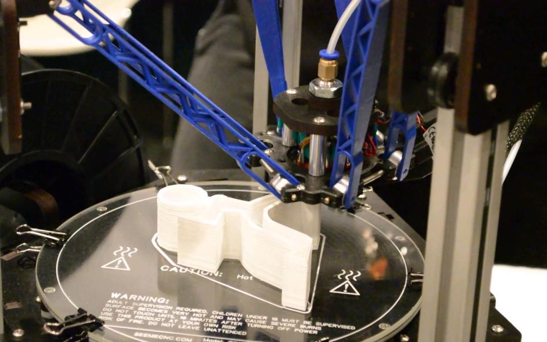 SeeMeCNC Orion Delta 3D Printer in Action The Voice of