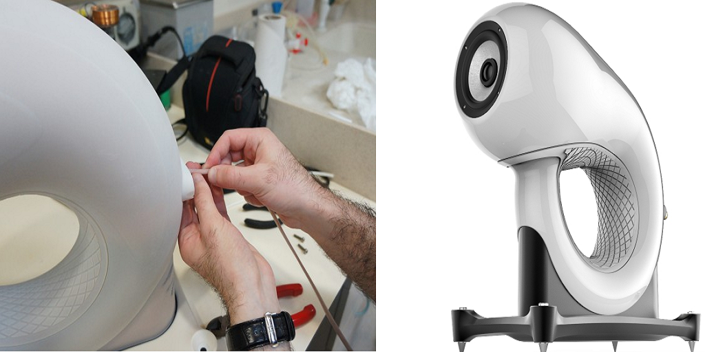 Stratasys Collaborates with Designer Boaz Dekel to Transform 3D Printed Stereo Speaker Acoustics