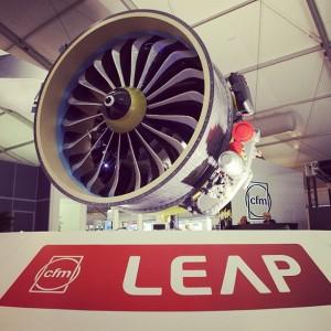 The next generation LEAP engine that uses a 3D printed fuel nozzle.