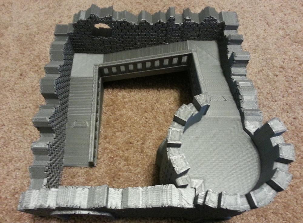 3D Printed Reactor Walkway Scenery Scatter Terrain for 28mm Miniature Wargames