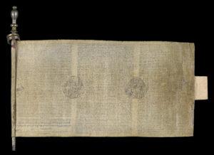 The Book of Esther in scroll form, digitally captured as part of the Hebrew Manuscripts project at the British Library.