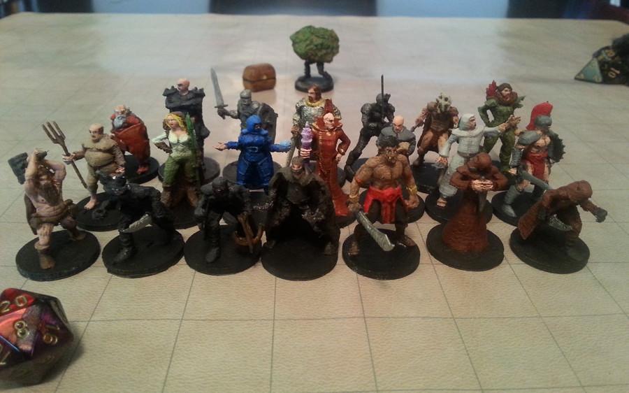 Box of Resin Minis DnD, Dungeons Dragons, Tabletop Gaming