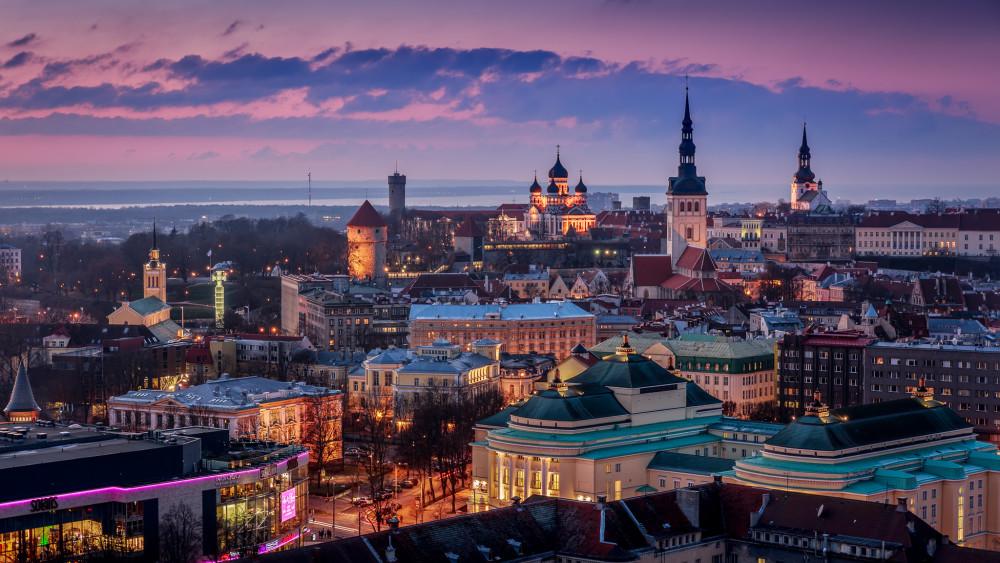Estonia's capital city of Tallinn.