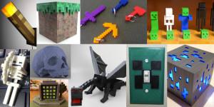 Weekly Roundup: Ten 3D Printable Minecraft Things - 3DPrint.com | The ...