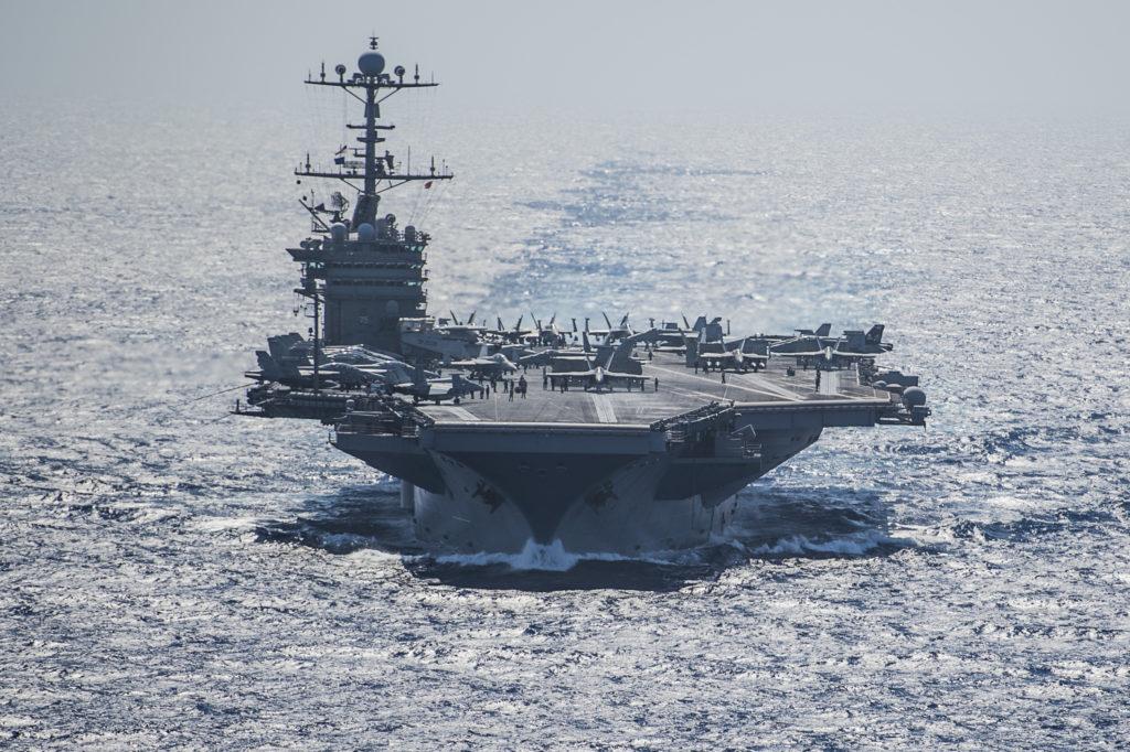 160615-N-NX690-005 MEDITERRANEAN SEA (June 15, 2016) Aircraft carrier USS Harry S. Truman (CVN 75) conducts flight operations from the Mediterranean Sea. Harry S. Truman Carrier Strike Group is deployed in support of Operation Inherent Resolve, maritime security operations and theater security cooperation efforts in the U.S. 6th Fleet area of operations. (U.S. Navy photo by Mass Communication 3rd Class J. M. Tolbert/ Released)