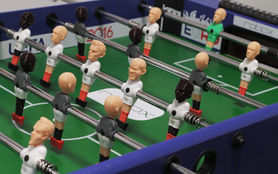 Courtesy of CEL: 3D Print the English Football Team, Foosball-Style, for Euro 2016
