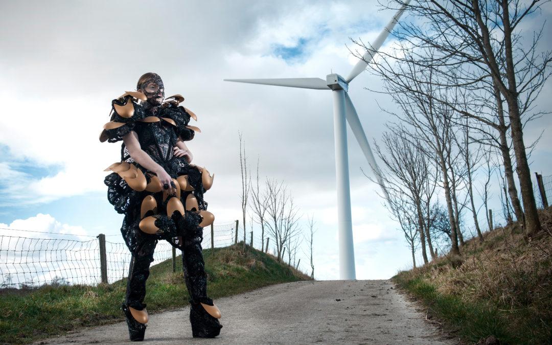 Dutch Fashion Designer Maartje Dijkstra 3D Prints a Moving, Breathing Dress Inspired by Traditional Dutch Costumes and Insect Exoskeletons