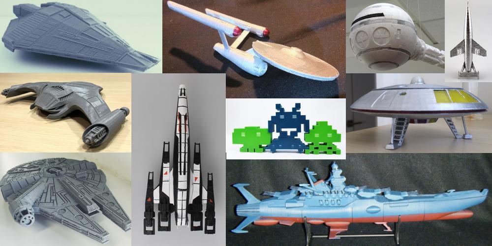 Weekly Roundup Ten 3d Printable Things Spaceships 3dprint Com