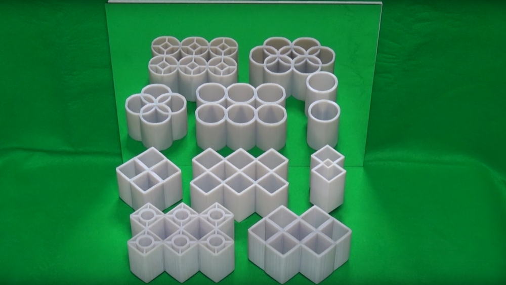 Ambiguous Cylinder Square Circle 3D Printed Squarcle Optical Illusion 