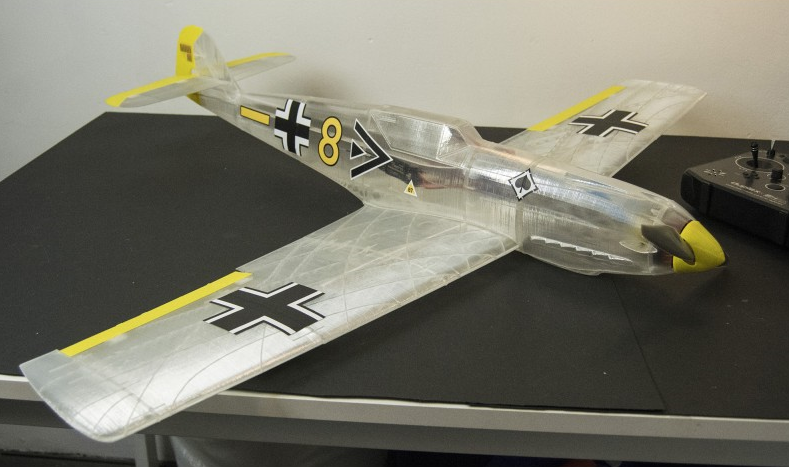 3D Printed BF-109 RC Airplane and V4.1 Sound System Bundle