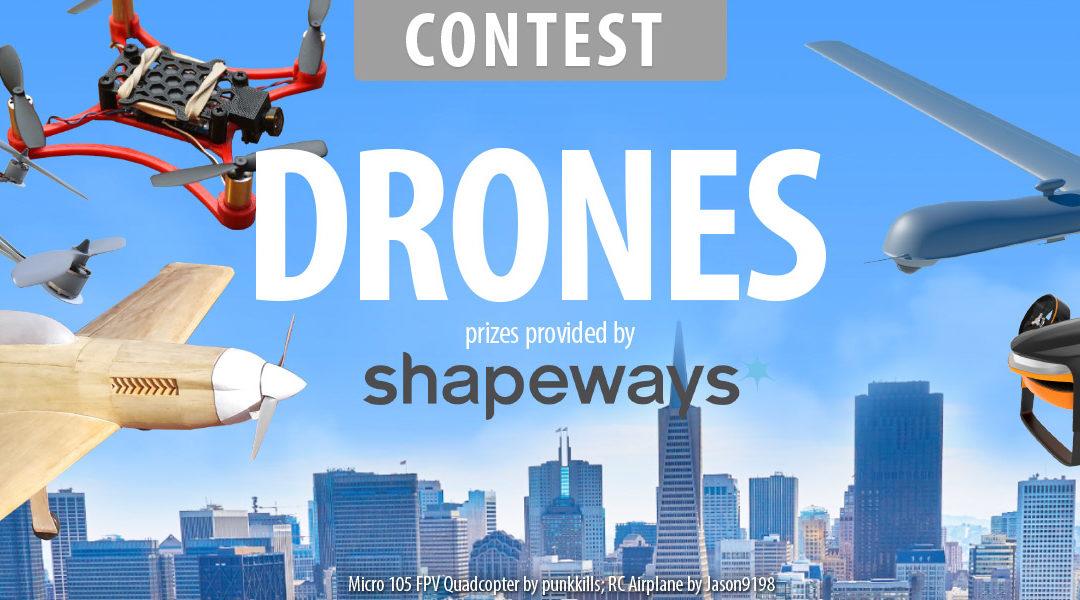 Instructables’ and Shapeways’ New Drone Contest is Giving Away iPads, GoPros and Bionic Birds. Oh My.
