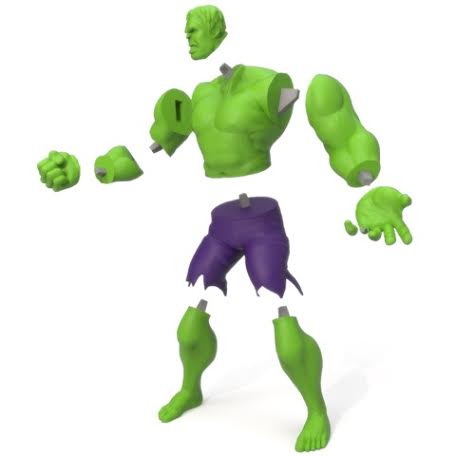 You can download versions like the Hulk for $9.99.