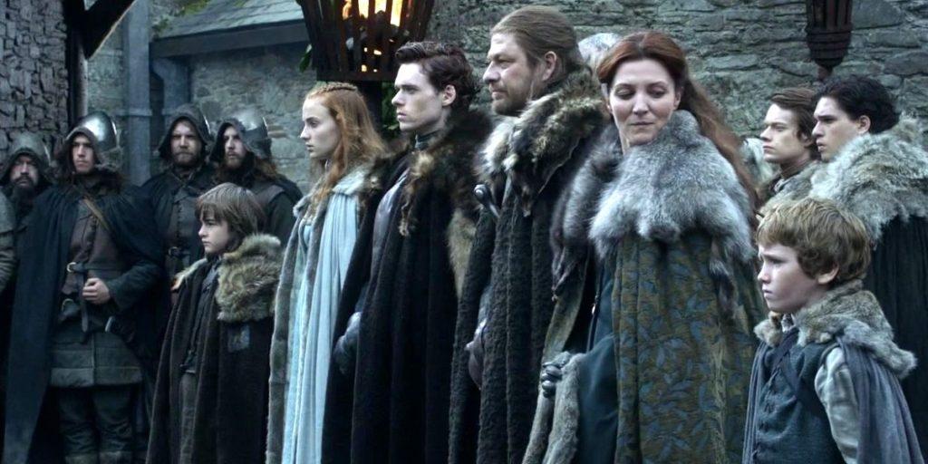 The Stark family (Source: HBO)
