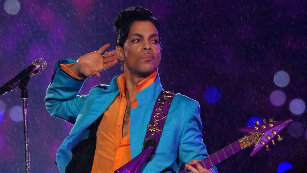 Prince performs at half time during Super Bowl XLI between the Indianapolis Colts and Chicago Bears at Dolphins Stadium in Miami, Florida on February 4, 2007. (Photo by Theo Wargo/WireImage)