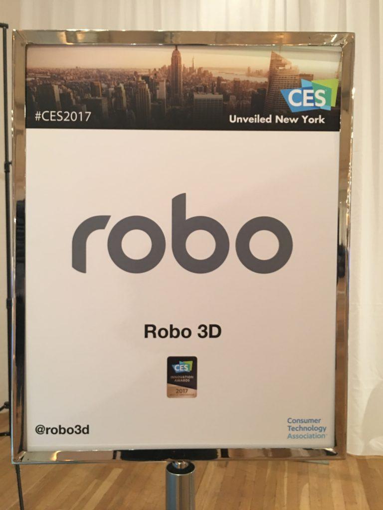 Robo brought their new 3D printers to CES Unveiled in New York