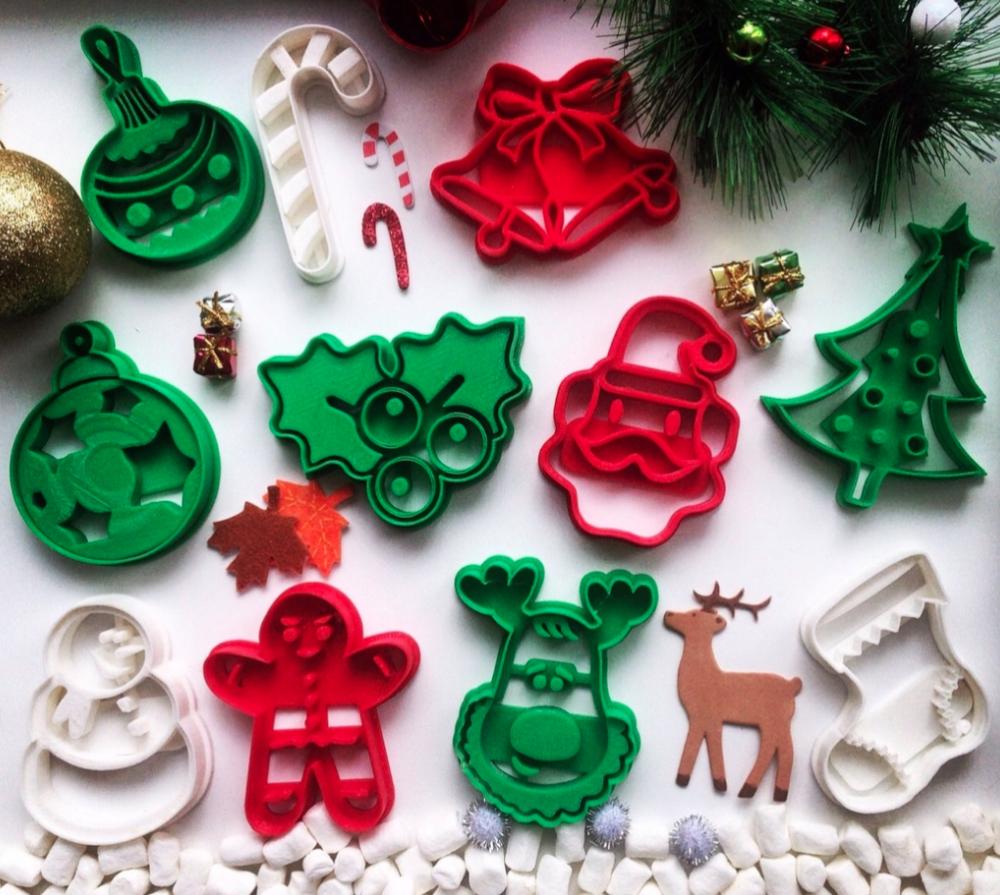 Weekly Roundup Ten 3d Printable Christmas Cookie Cutters 3dprint Com The Voice Of 3d Printing Additive Manufacturing