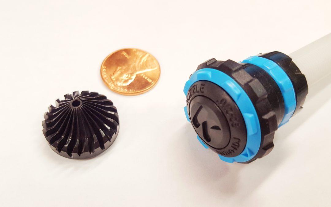 Rapid Prototyping: EMS 3D Prints Sprinkler Nozzle and Deflector Designs for K-Rain