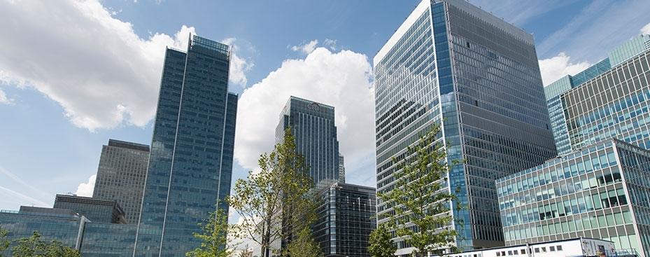 Office buildings in the UK