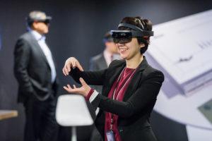 Mixed Reality Space at the Annual Meeting 2017 Image: World Economic Forum / Christian Clavadetscher