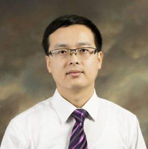 Dr. Haijun Gong, Randy Stevens Scholarship recipient [Image: Laura Chramer, University of Alabama Career Center] 